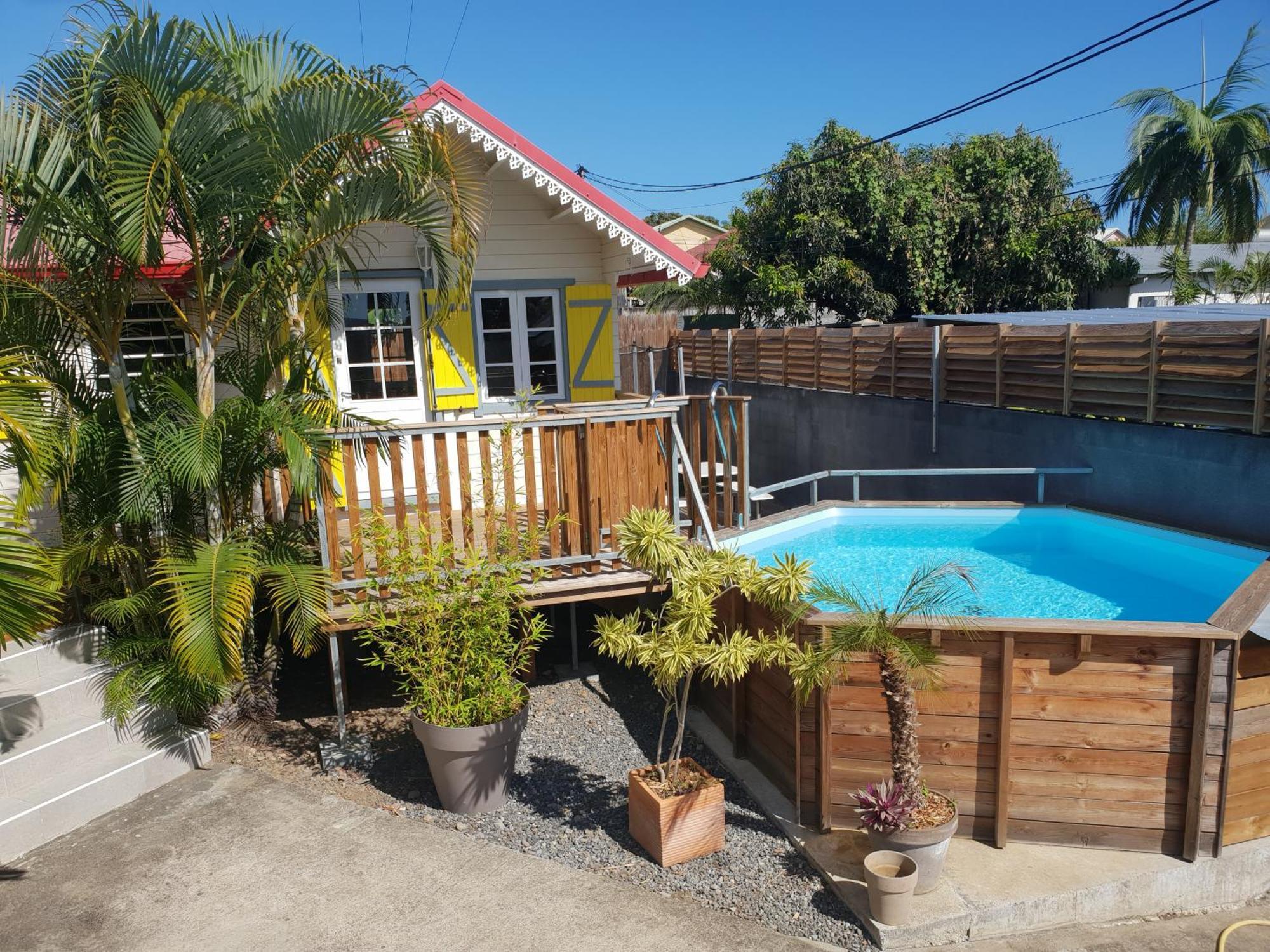 Bungalow Des Papayes Saint-Louis Kültér fotó